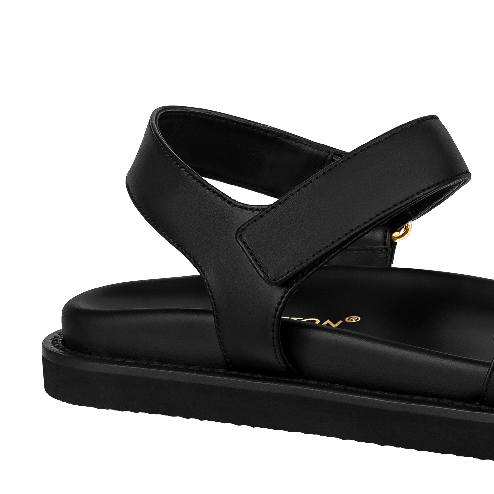 Louis vuitton sandals online black